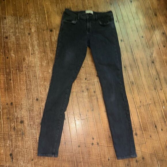 Baldwin KC Sophia mid rise skinny luxe black jeans - Picture 2 of 5